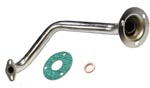 gy6 150cc front exhaust pipe